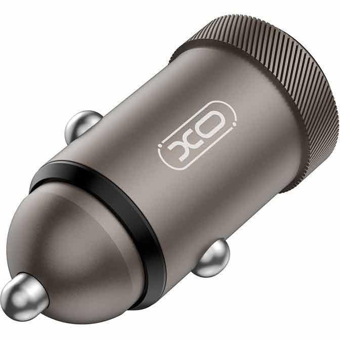 شارژر فندکی فست و PD تک پورت XO مدل CC70 30W - قهوه ای تیره