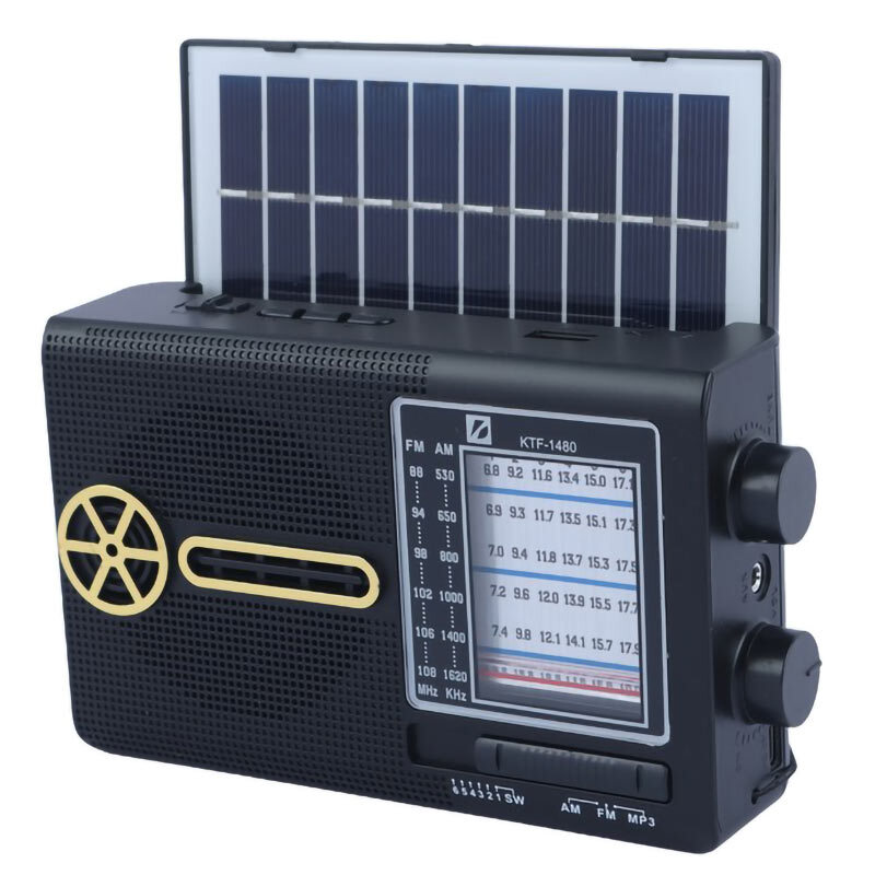رادیو اسپیکر بلوتوثی خورشیدی کی برود KTF-1480