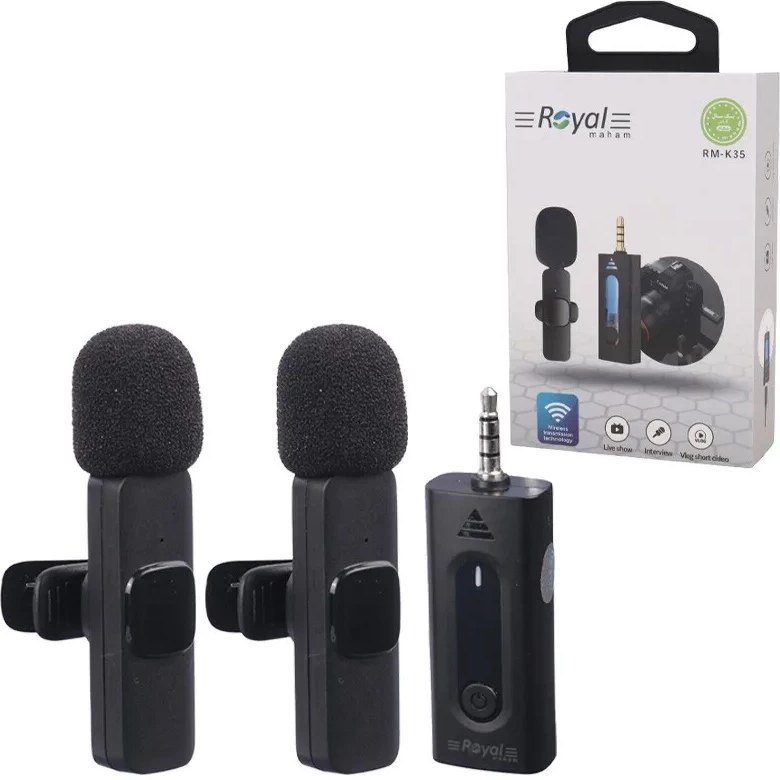 میکروفون یقه ای بی سیم Royal RM-K35