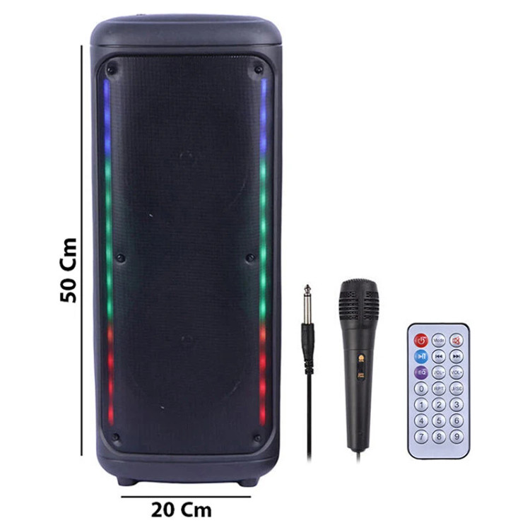 اسپیکر بلوتوثی ABS-6207 + میکروفون و ریموت کنترل