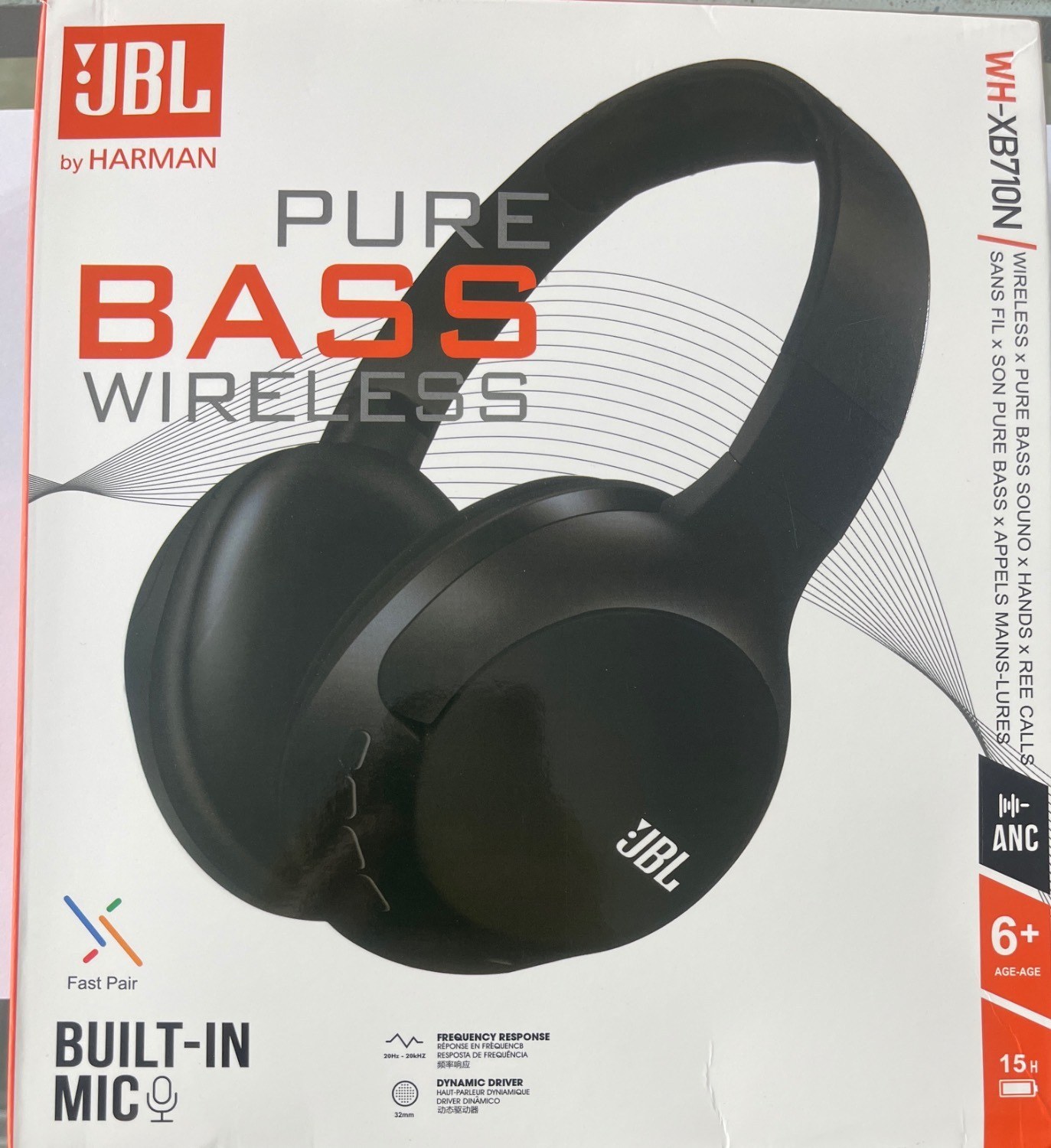 هدفون بلوتوثی JBL مدل XB710N (های کپی)