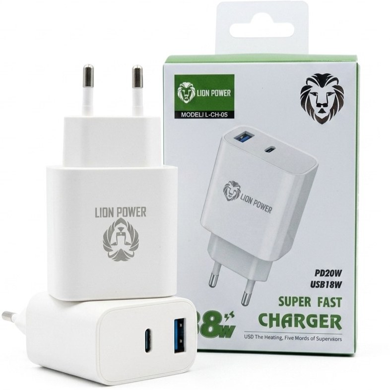 سری شارژر لیون پاور Lion Power CH012 دارای ۲پورت