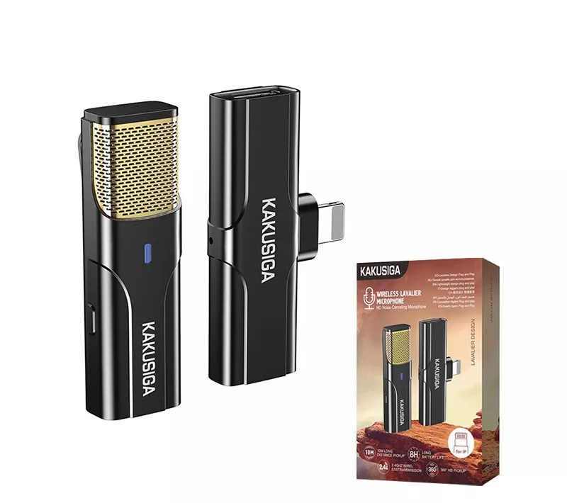 میکروفن یقه‌ ای کاکوسیگا مدل KSC-1106 کانکتور لایتنینگ
